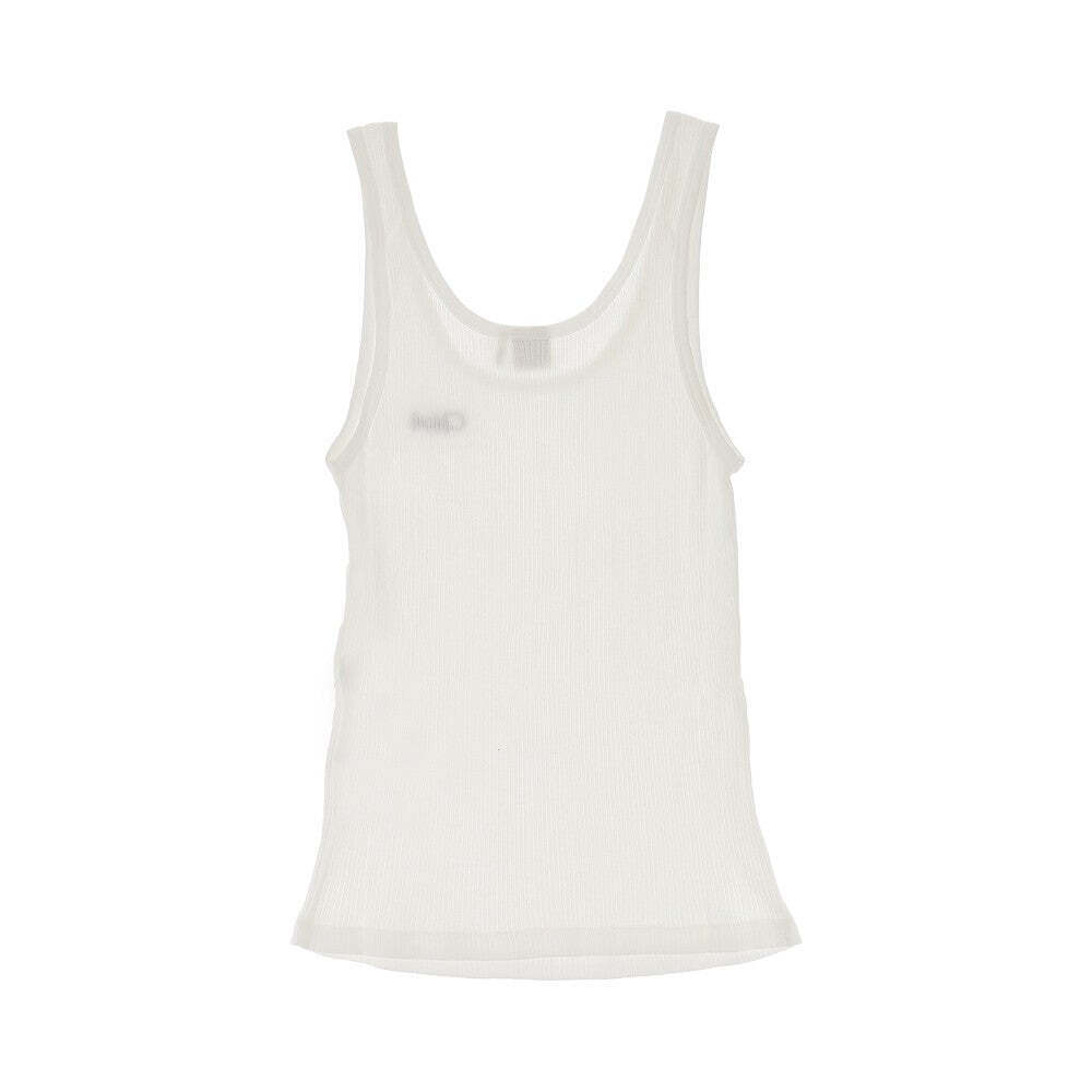 Chloe' Logo Embroidery Ribbed Tank Top - Picture 3 of 3